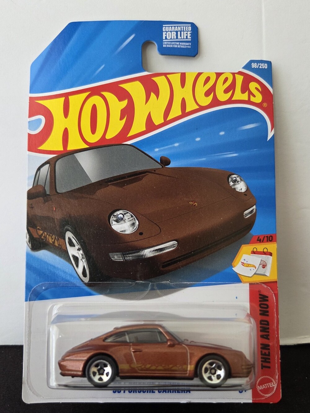 Hot Wheels '96 Porsche Carrera Brown 2026 Then & Now NIP